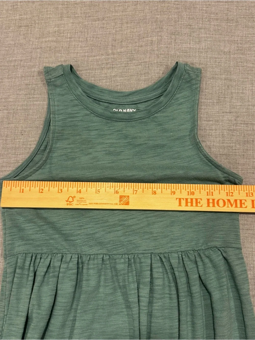 Old Navy Girls Green Sleeveless Casual Dress Size M 8 Summer Everyday Outfit